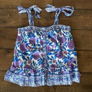 Vineyard Vines floral sleeveless top